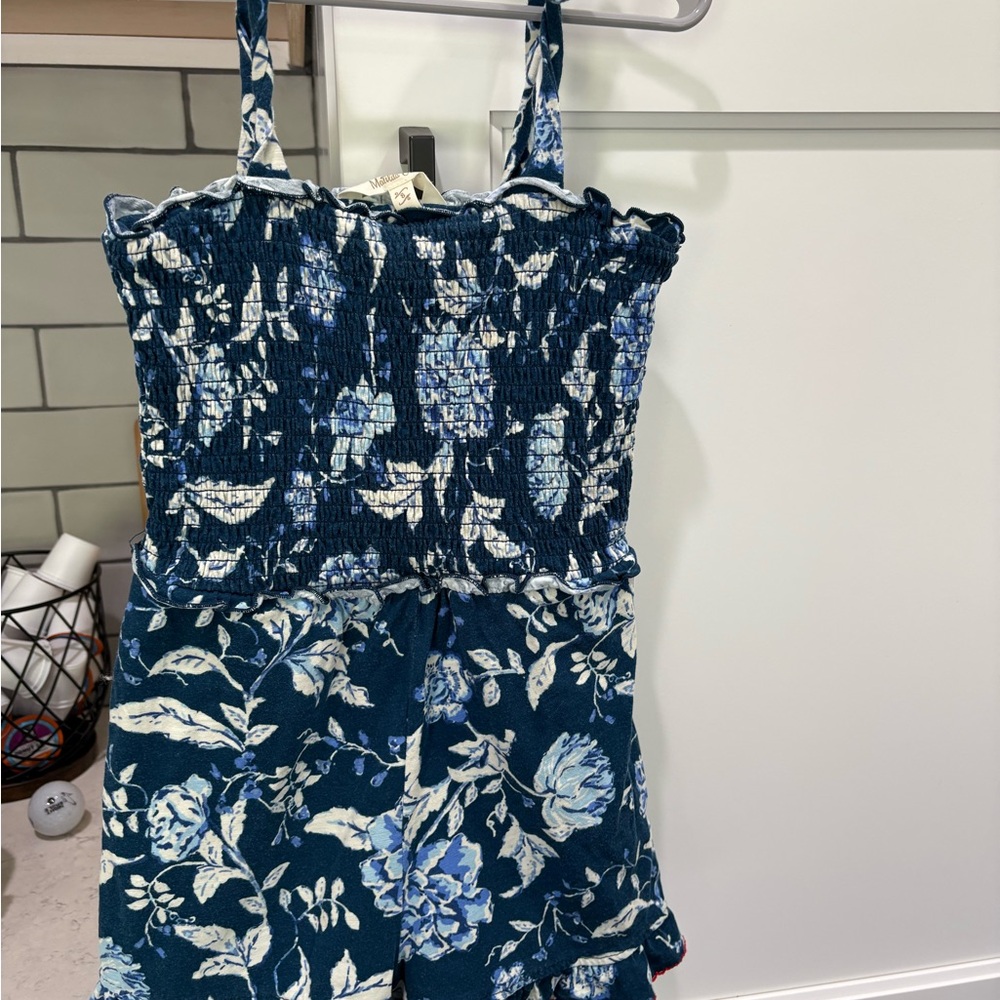 Matilda Jane Navy Floral Kids One Piece
